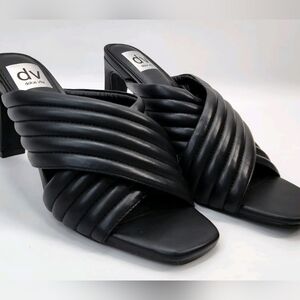 DV by Dolce Vita Black Women's Heeled Sandals